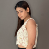 White Floral Top - Image 2